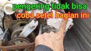 Pengering mesin cuci tidak berputar - penyebab dan solusinya