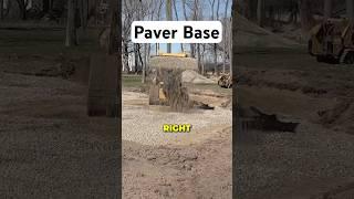 Hardscapers, stop using this under your pavers  #landscaping #hardscaping #hardscapetraining