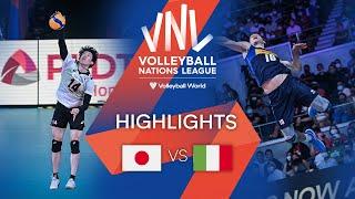  JPN vs.  ITA - Highlights Week 2 | Men's VNL 2022