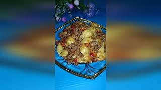 Быстрое ,вкусное и сытное блюдо!!! Макароны с фаршем!!!