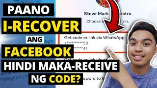 PAANO I-RECOVER ANG FACEBOOK ACCOUNT 2024? GET FACEBOOK CODE ON WHATSAPP PROBLEM l FACEBOOK RECOVERY