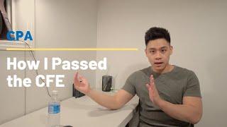 How I passed the CFE (CPA)