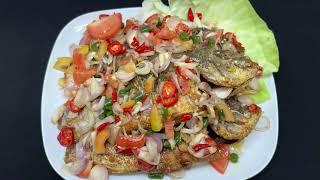 IKAN GORENG SAMBEL DABU-DABU YANG RASANYA MAKNYOOSSSSS