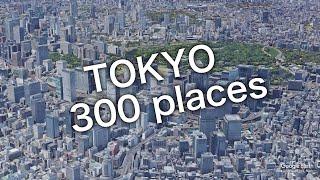 東京都心300ヶ所を45分間飛び続ける