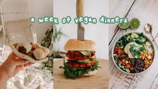 a week of DELICIOUS vegan dinner ideas   