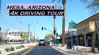 Mesa, Arizona | 4k Driving Tour | Dashcam