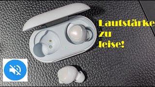 Samsung Galaxy Buds zu leise/Lautstärkeproblem lösen