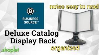 Business Source Deluxe Catalog Display Rack | Shoplet.com