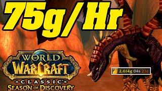 Easy 75g Per/Hr Goldfarm Phase 2 Season Of Discovery WoW Classic