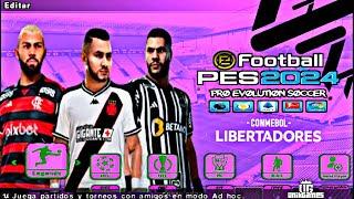 EFOOTBALL PES 2024 PPSSPP C/ BRASILEIRÃO e EUROPEU e ATUALIZADO KITS 24/25 NARRAÇÃO ANDRÉ HENNING