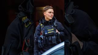 I took a picture of a young police officer‍️#streetphotography