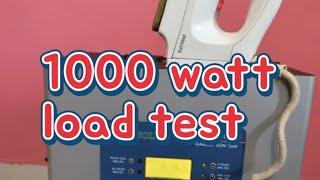 UTL Gamma Plus Lion 1200 # 1000 watt iron load test