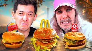 ON COMPARE MACDO VS BURGER KING VS QUICK EN FRANCE