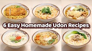 6 Easy Ways to Make Homemade Japanese Udon - Revealing Secret Recipes!!