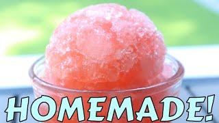 How to make Shaved Ice | DIY Snow Cones without shaved ice machine