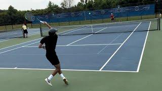 High School Tennis Match- Tyler Blanz (UTR 8.83) vs Andrew Kotzen (10.18) - GR vs Newark Academy