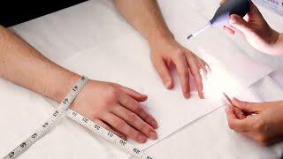 Detailed Hand Exam | Measuring, Sensory Tests, Massage with Tools [ASMR]