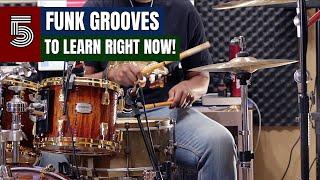 5 Classic Funk Grooves To Learn Right Now 