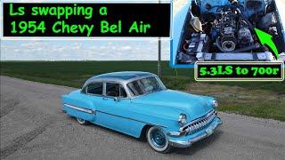 LS swapping a 1954 Chevy Bel air