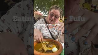 Ghana Fufu is the best!? Do you agree with her? #fufuandsoup #ghanafood #ghanafufu #ghana #viral