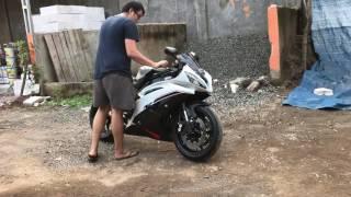 Extremly LOUD!!Yamaha R6 SC Project CRT Carbon full system with header akrapovic titanium sound test