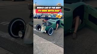 Which car is the best to ride with dad?️ #shorts #cars #automobile  #viralvideo #supercars