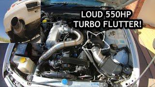 HOW TO GET LOUD TURBO FLUTTER WITH SCREAMER PIPE COMPILATION BUILT RB25DET!