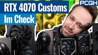 RTX 4070 (OC)-Custom-Designs | Welcher Hersteller punktet wo?