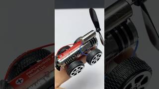 Dc motor car  science experiment project #shorts #tech #dcmotor #diy #project #scienceexperiment