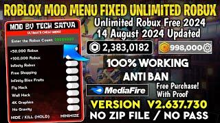 Roblox Mod Menu 2.637.730 Free robux and Shopping | Fly, Speed & Unlimited Robux Anti Ban 2024!