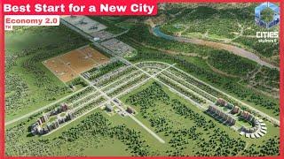 How to Start a New City with Economy 2.0 in Cities Skylines 2 | Fresh Start Guide