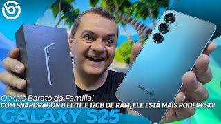 Novo Galaxy S25 | Agora c/ Snapdragon 8 Elite, 12GB de RAM, MAIS FINO e MAIS LEVE! Unboxing