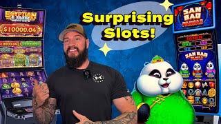 Winning at the San Bao Pandas Slot Machine plus Egyptian Link Slot  Surprising results!