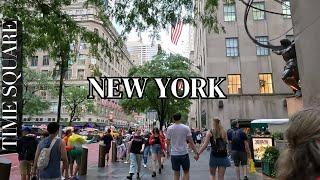 Exploring NYC: 42nd Street New York City Square Walking Tour | #newyork #4k