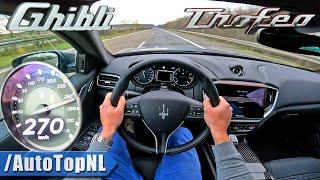 Maserati Ghibli Trofeo 580HP V8 on AUTOBAHN by AutoTopNL