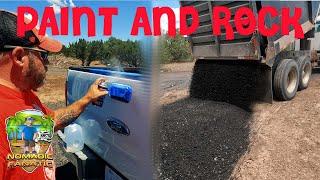 MONSOONS ARRIVE! More Rock: 2 New RV Sites, & PAINTING My Truck!