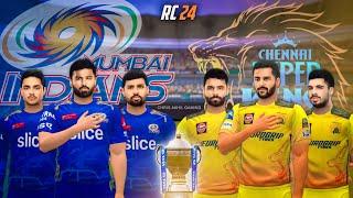 Tata IPL 2024 In Quick Play Real Cricket 24 || CSK vs MI || IPL Rivalry || IPL In Quick Play Rc24