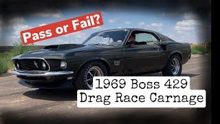 Don’t Drag Race your 1969 Boss 429 Mustang Ford NASCAR Streetcar Musclecar Kaase