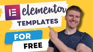 Get Professional Elementor Templates For Free