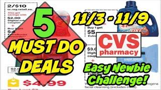 5 MUST DO CVS DEALS (11/3 - 11/9)