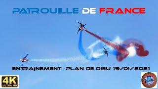 PATROUILLE DE FRANCE 19 Janvier 2021 Entraînement Training