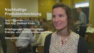 Nachhaltige Produktentwicklung - Drei Fragen an Dipl.-Ing. Stefanie Klose