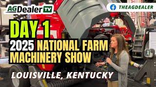 Day 1 on the Show Floor of the 2025 National Farm Machinery Show in Louisville, Kentucky.