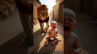 The soldier ran to save baby 