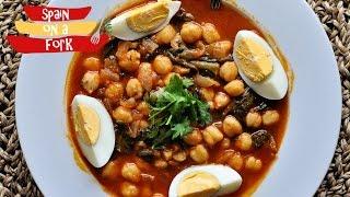 Easy to make Chickpea Stew - Potaje de Garbanzos