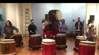 New York Adventure Club Taiko Workshop at Taiko Masala Dojo in BK NY