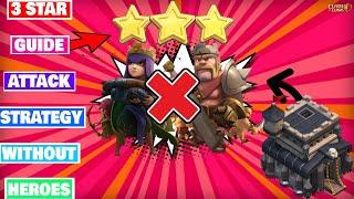Town Hall 9 WITHOUT Heroes/LOW LEVEL Heroes Attack Strategy 2021 | Shahzex | (COC)