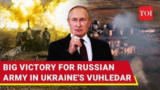 Ukraine Forces Surrender Vuhledar Town To Putin's Forces; Retreat As Russian Advances Continues