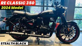 Royal Enfield Classic 350 New model 2024 Price Mileage New Update Full Review  | Classic 350 Black