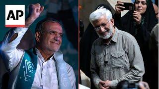 Iran's presidential candidates Pezeshkian and Jalili hold rallies ahead of Friday vote